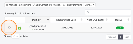 Domain Auto-Renew 1
